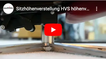Sitzhöhenverstellung - Dreh-Spindel Video